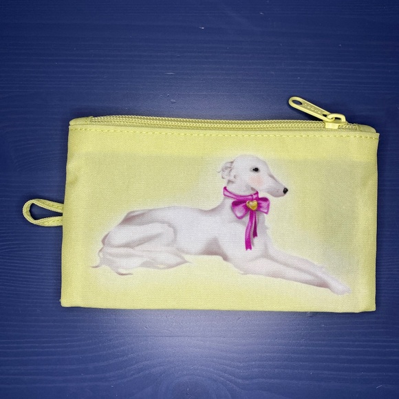 BAGGU Small Go Pouch Fancy Animals Dog Print NWOT - Picture 1 of 8